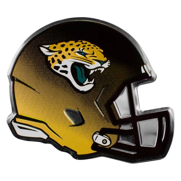 FanMats® - NFL "Jacksonville Jaguars" Yellow/Black Embossed Helmet Emblem