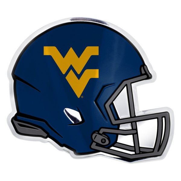 FanMats® - College "West Virginia University" Embossed Helmet Emblem