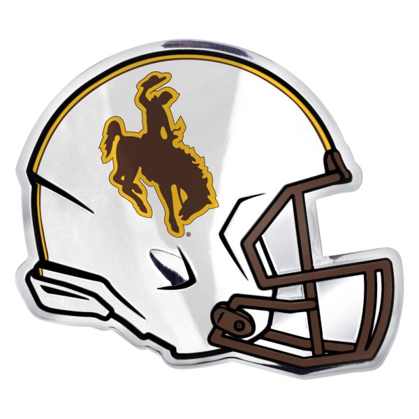 FanMats® - College "University of Wyoming" Embossed Helmet Emblem