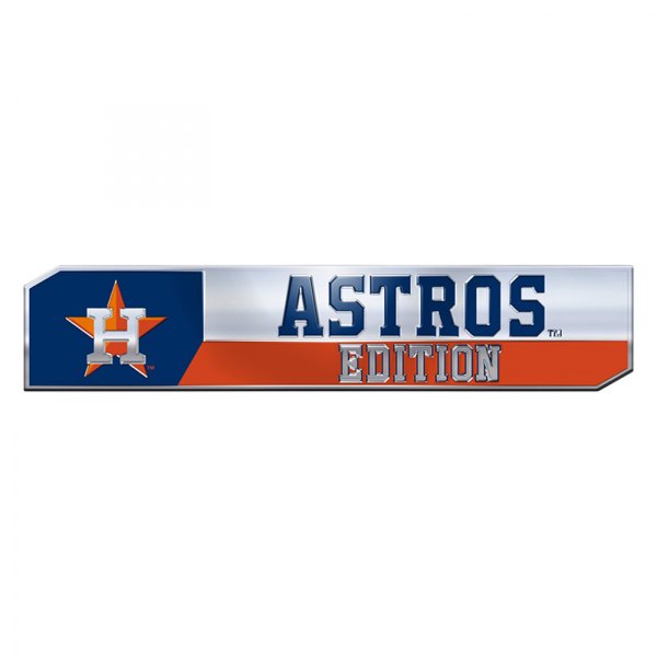 FanMats® - MLB "Houston Astros" Blue/Orange Embossed Truck Emblems