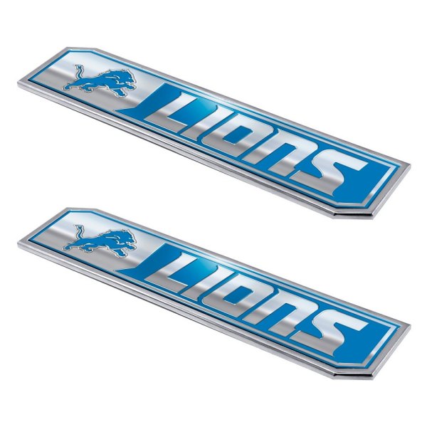 FanMats® - NFL "Detroit Lions" Embossed Truck Emblems