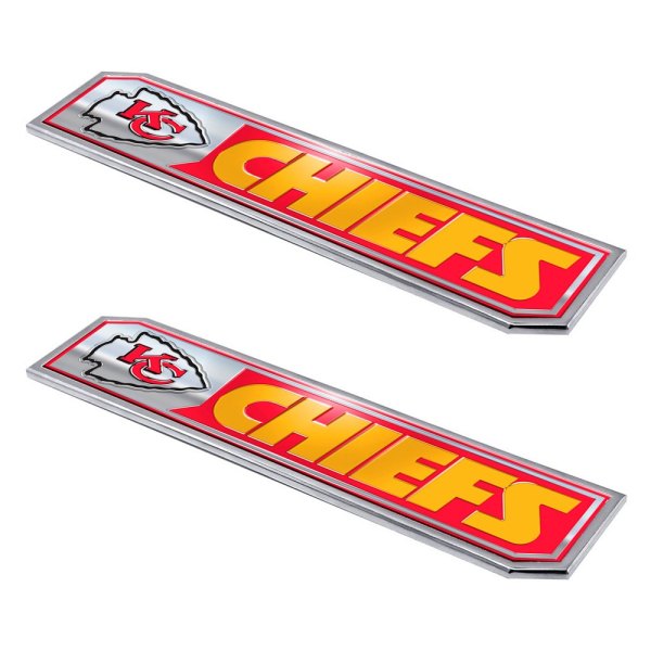 FanMats® - NFL "Kansas City Chiefs" Embossed Truck Emblems