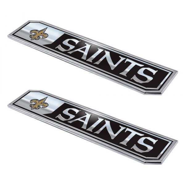 FanMats® - NFL "New Orleans Saints" Embossed Truck Emblems