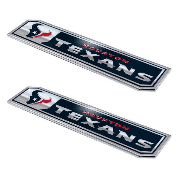 FanMats® - NFL "Houston Texans" Embossed Truck Emblems