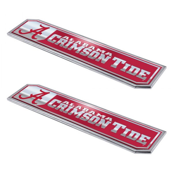 FanMats® - College "University of Alabama" Embossed Truck Emblems