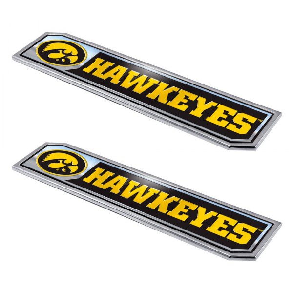 FanMats® - College "University of Iowa" Embossed Truck Emblems