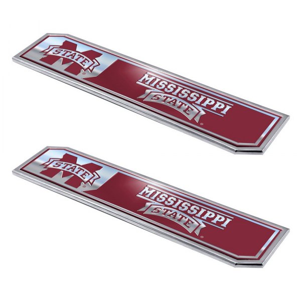 FanMats® - College "Mississippi State University" Embossed Truck Emblems