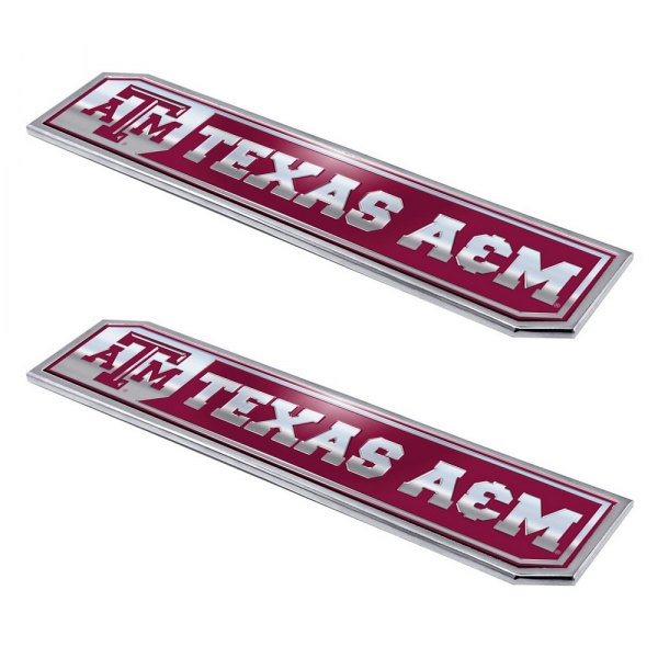 FanMats® - College "Texas A&M University" Embossed Truck Emblems