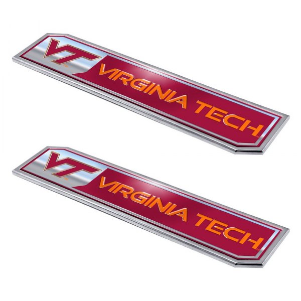 FanMats® - College "Virginia Tech" Embossed Truck Emblems