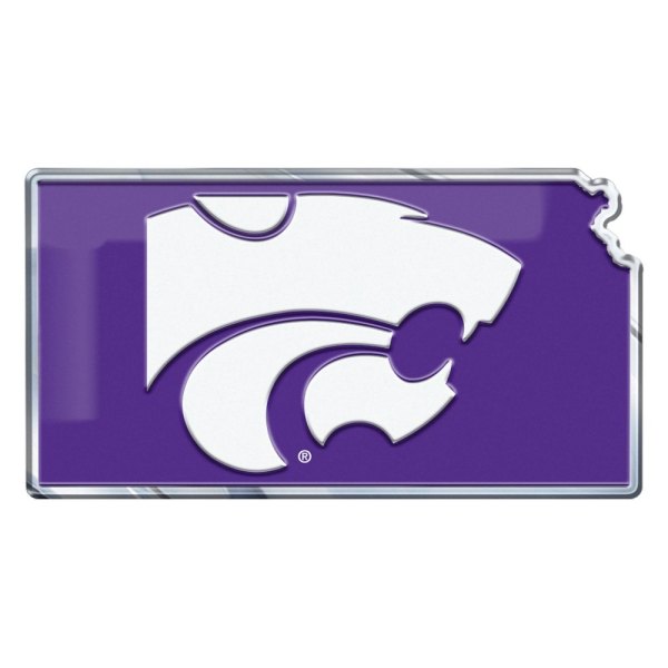FanMats® - College "Kansas State University" Embossed State Emblem