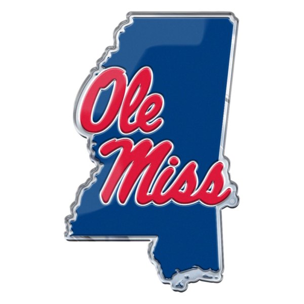 FanMats® - College "University of Mississippi (Ole Miss)" Embossed State Emblem