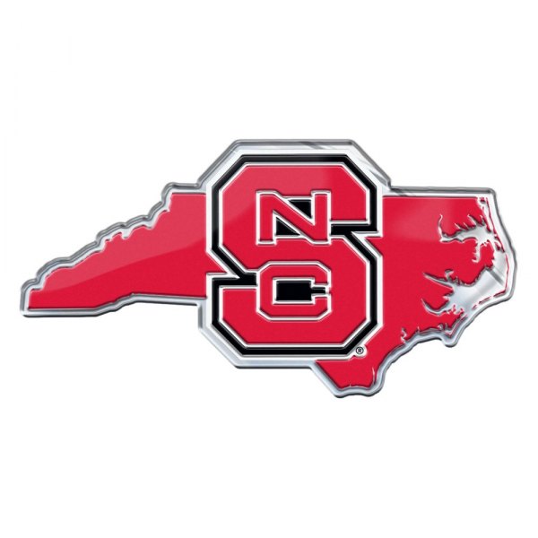 FanMats® - College "North Carolina State University" Embossed State Emblem