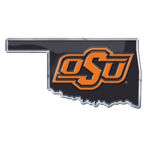 FanMats® - College "Oklahoma State University" Embossed State Emblem