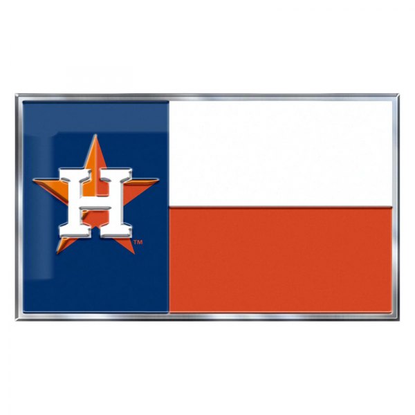 FanMats® - MLB "Houston Astros" Embossed State Flag Emblem