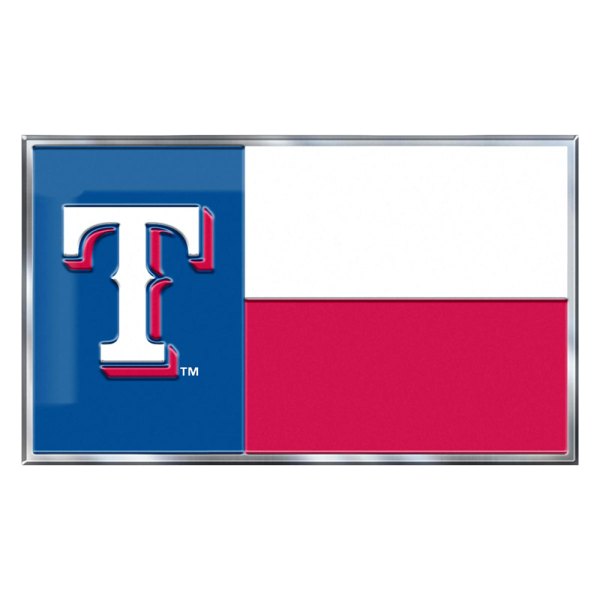 FanMats® - MLB "Texas Rangers" Embossed State Flag Emblem