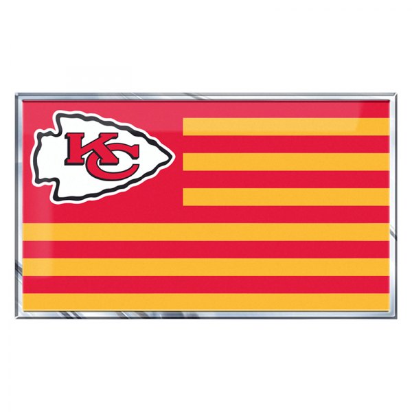 FanMats® - NFL "Kansas City Chiefs" Embossed State Flag Emblem