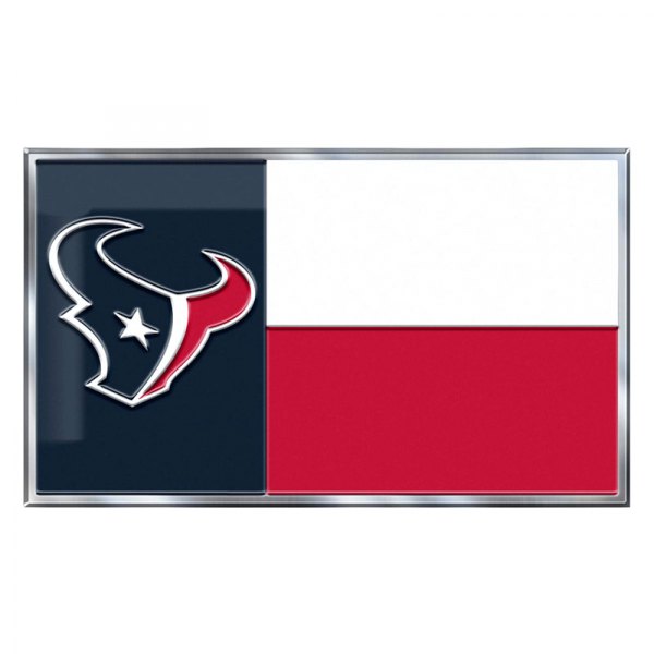 FanMats® - NFL "Houston Texans" Embossed State Flag Emblem