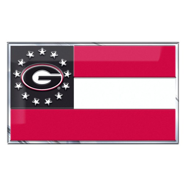 FanMats® - College "University of Georgia" Embossed State Flag Emblem