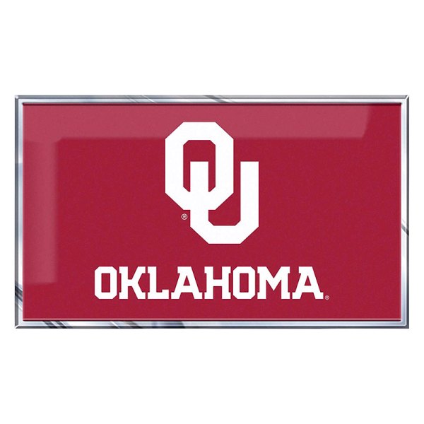 FanMats® - College "University of Oklahoma" Embossed State Flag Emblem