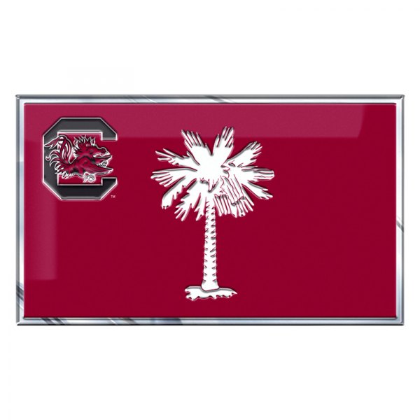 FanMats® - College "University of South Carolina" Embossed State Flag Emblem