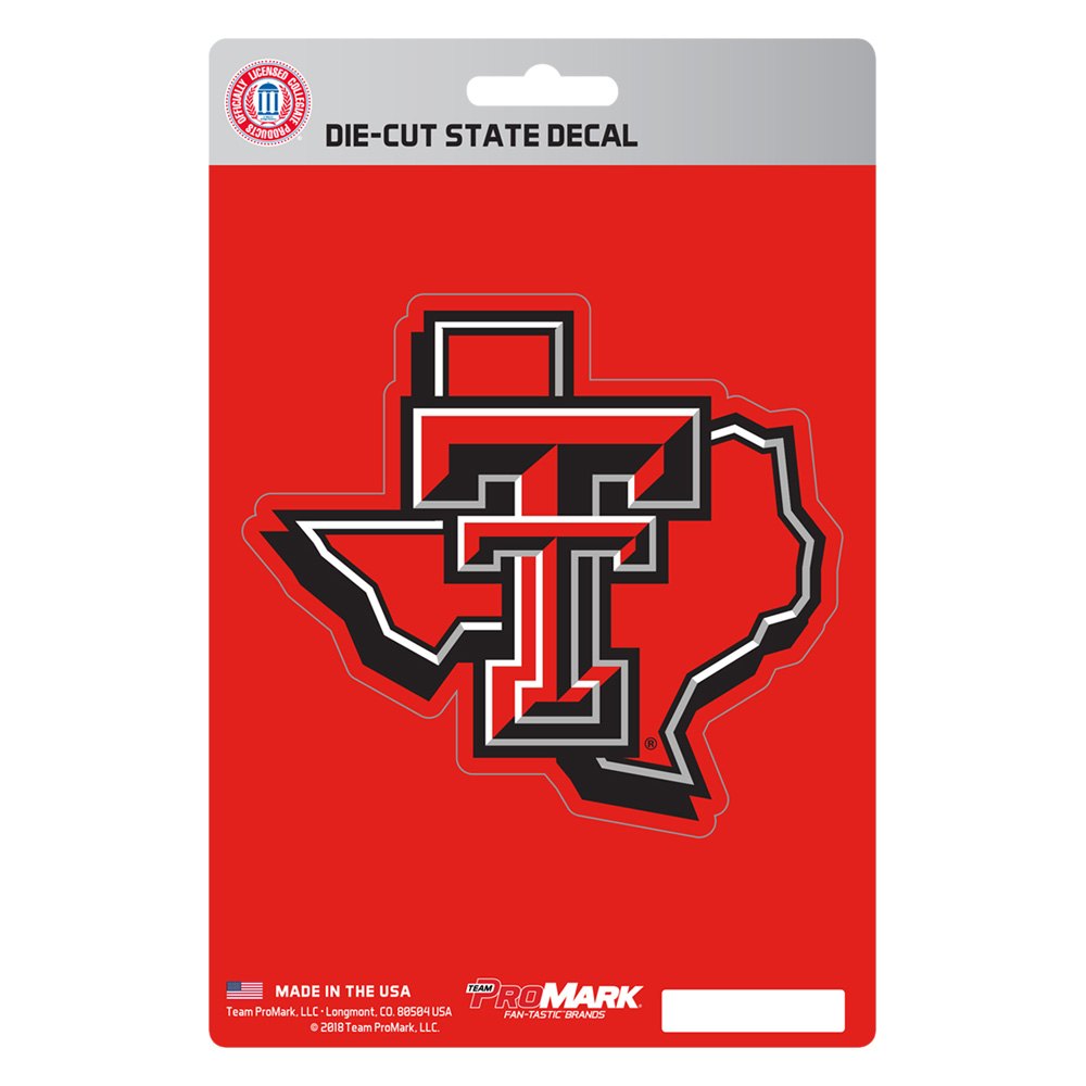 One Color One Size NCAA Texas Tech Windshield Decal