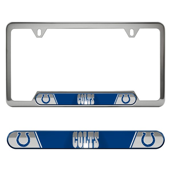 FanMats® - Sport Embossed NFL License Plate Frame with Indianapolis Colts Logo