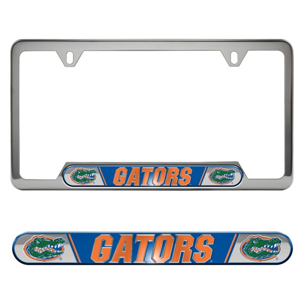 FanMats® - Collegiate Embossed License Plate Frame with University of Florida Logo