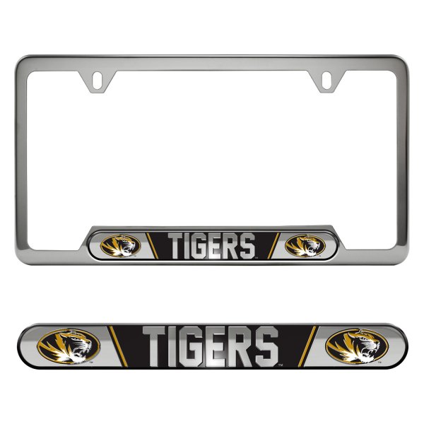 FanMats® - Collegiate Embossed License Plate Frame with University of Missouri Logo