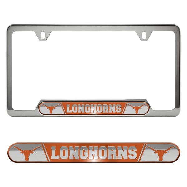FanMats® - Collegiate Embossed License Plate Frame with University of Texas Logo
