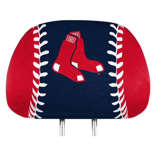  FanMats® - Headrest Covers with Printed Boston Red Sox Logo