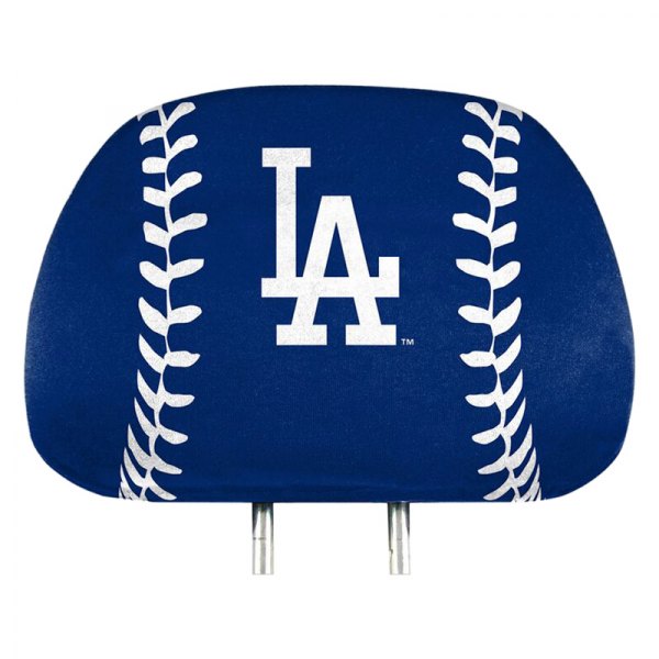  FanMats® - Headrest Covers with Printed Los Angeles Dodgers Logo
