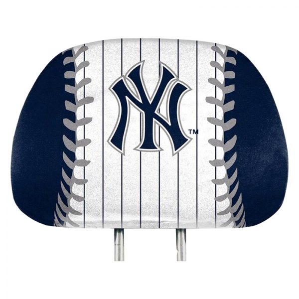  FanMats® - Headrest Covers with Printed New York Yankees Logo