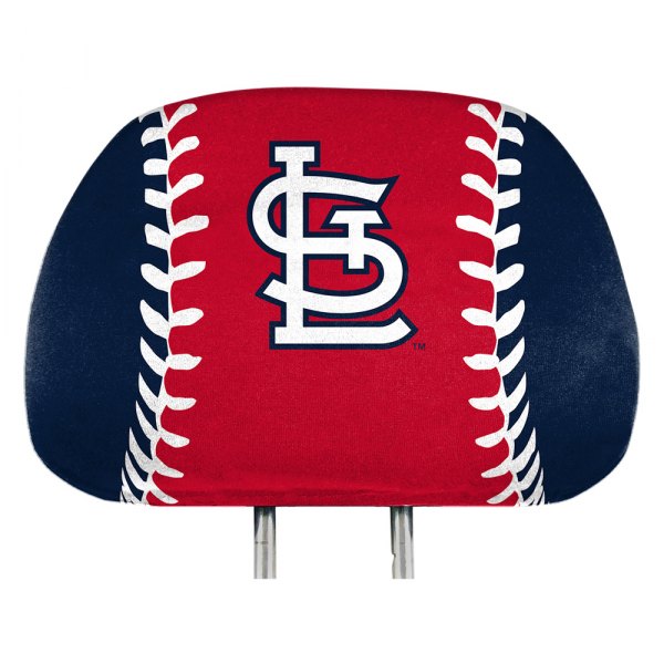  FanMats® - Headrest Covers with Printed St. Louis Cardinals Logo