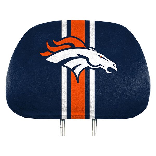  FanMats® - Headrest Covers with Printed Denver Broncos Logo