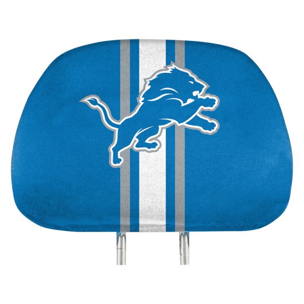  FanMats® - Headrest Covers with Printed Detroit Lions Logo