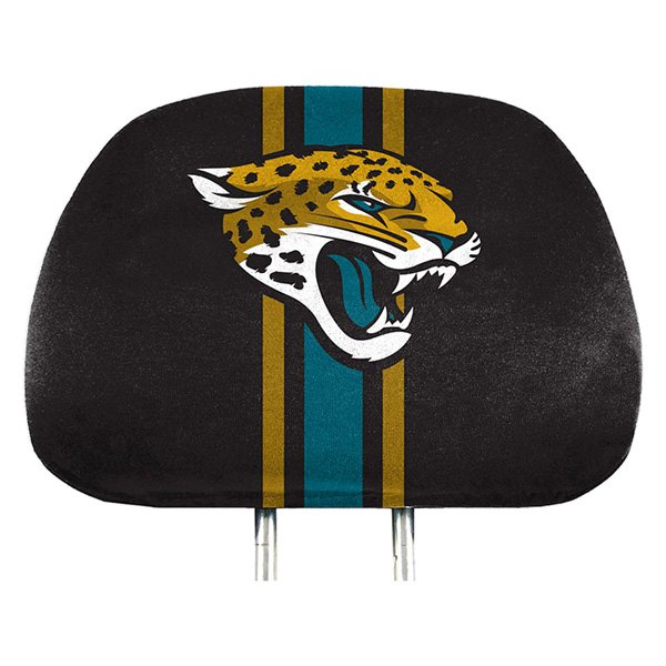  FanMats® - Headrest Covers with Printed Jacksonville Jaguars Logo