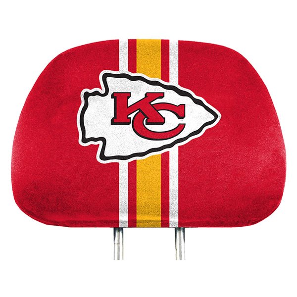  FanMats® - Headrest Covers with Printed Kansas City Chiefs Logo