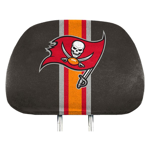  FanMats® - Headrest Covers with Printed Tampa Bay Buccaneers Logo