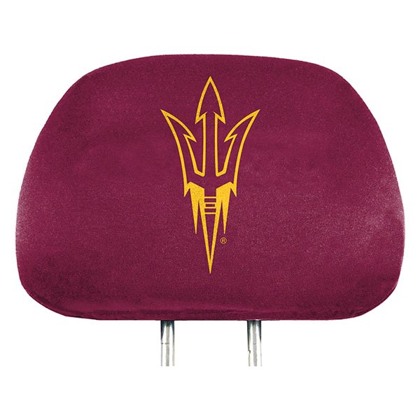  FanMats® - Headrest Covers with Printed Arizona State Sun Devils Logo