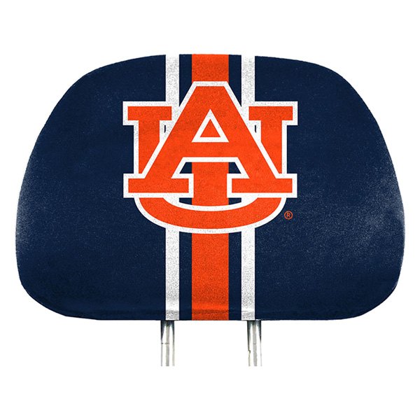  FanMats® - Headrest Covers with Printed Auburn Tigers Logo