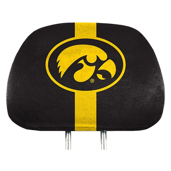  FanMats® - Headrest Covers with Printed Iowa Hawkeyes Logo
