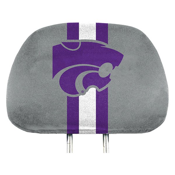  FanMats® - Headrest Covers with Printed Kansas State Wildcats Logo