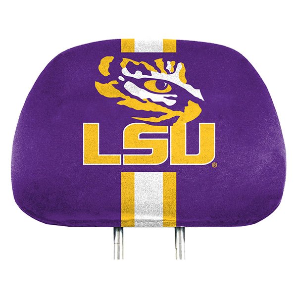  FanMats® - Headrest Covers with Printed LSU Tigers Logo