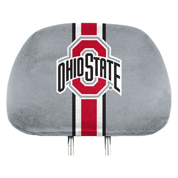  FanMats® - Headrest Covers with Printed Ohio State Buckeyes Logo
