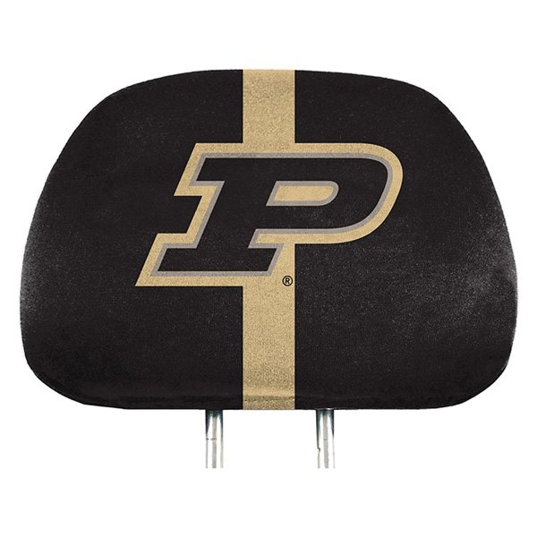  FanMats® - Headrest Covers with Printed Purdue Boilermakers Logo
