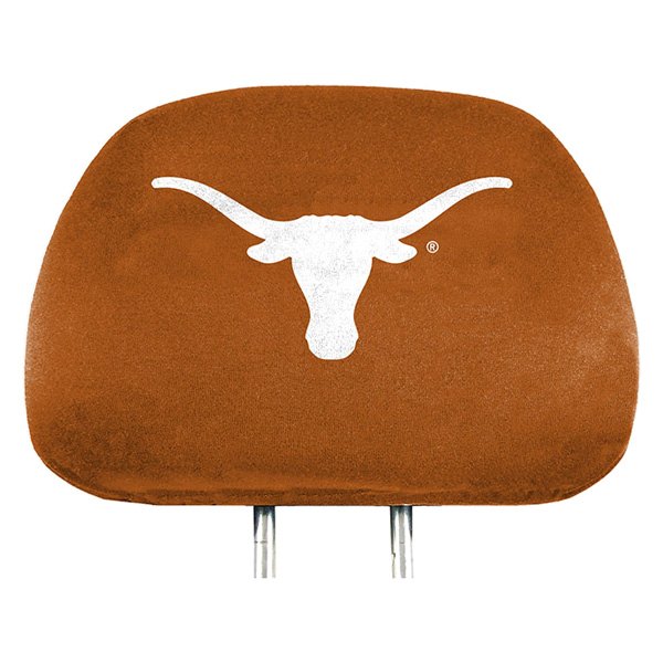  FanMats® - Headrest Covers with Printed Texas Longhorns Logo