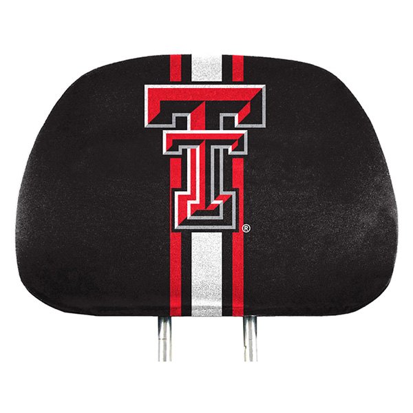  FanMats® - Headrest Covers with Printed Texas Tech Red Raiders Logo