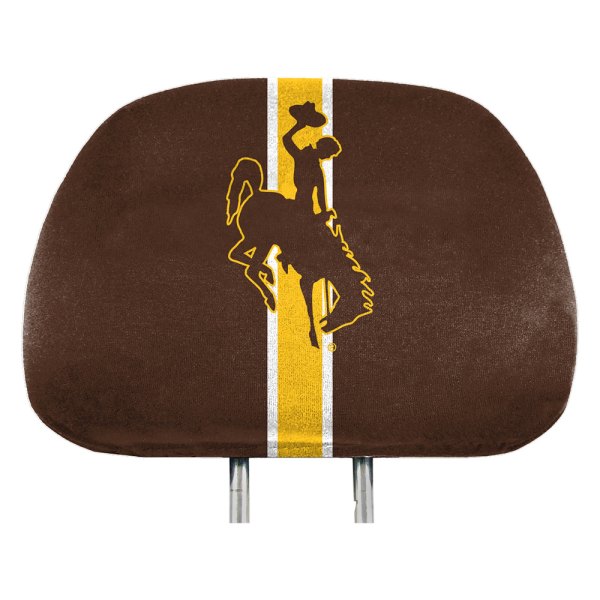  FanMats® - Headrest Covers with University of Wyoming Logo