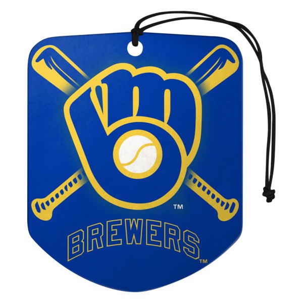 FanMats® - 2 Pieces MLB Milwaukee Brewers Air Fresheners