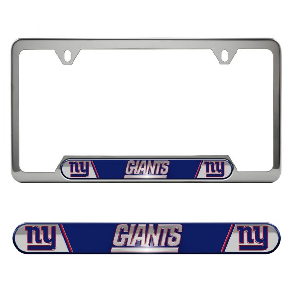 FanMats® - Sport Embossed NFL License Plate Frame with New York Giants Logo